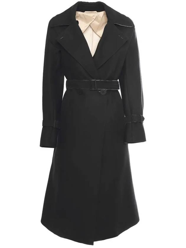 23SS Marzio Belted Trench Coat Black 2360210237 003 - MAX MARA - BALAAN 2