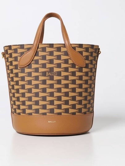 Pennant Logo Bucket Bag Brown - BALLY - BALAAN 2