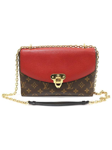 M41201 Monogram Canvas Cherry Red Palace Chain Shoulder Bag - LOUIS VUITTON - BALAAN 1