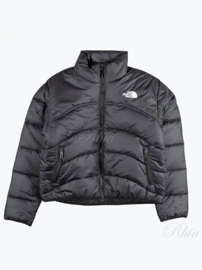 Women's Logo Print Side Zip Pockets Padding Black - THE NORTH FACE - BALAAN 2