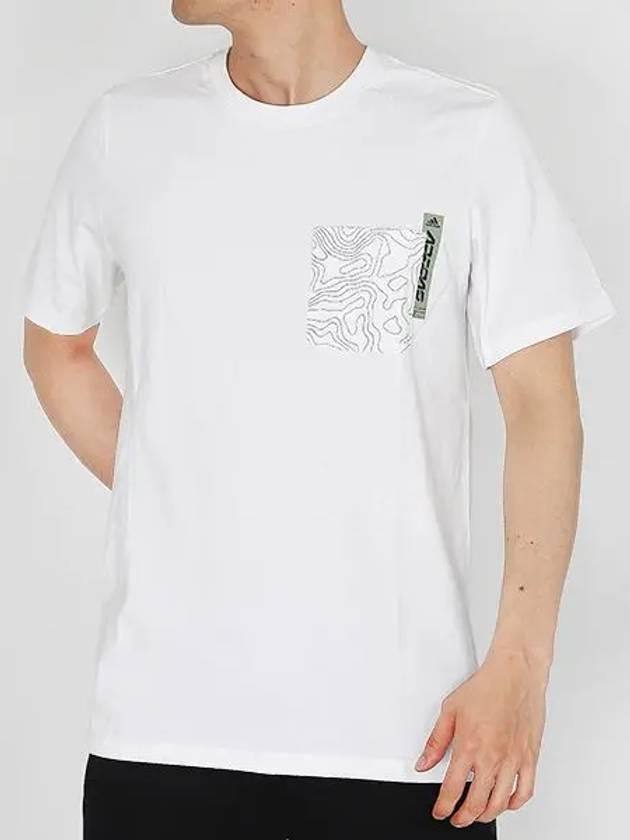 City Escape Pocket Graphic Short Sleeve T-Shirt White - ADIDAS - BALAAN 2