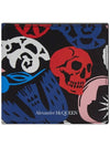 Graffiti Logo 8CC Half Wallet Black - ALEXANDER MCQUEEN - BALAAN 3