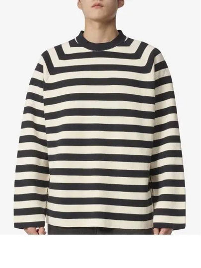 Striped Long Sleeve Sweatshirt Blue Black - SUNNEI - BALAAN 2