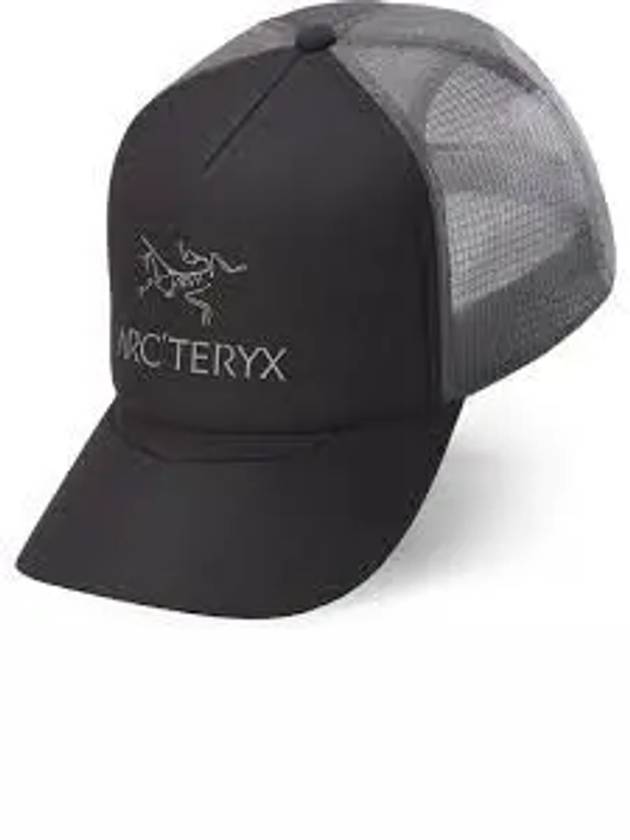 Bird Word Trucker Curved Ball Cap Black - ARC'TERYX - BALAAN 2