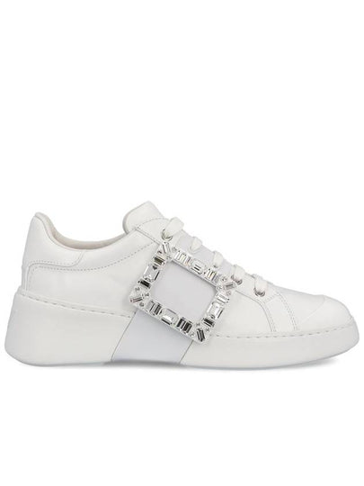 Viv' Skate Buckle Low Top Sneakers White - ROGER VIVIER - BALAAN 2