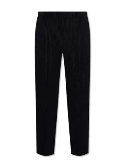 Basic Pleated Straight Pants Black - ISSEY MIYAKE - BALAAN 2