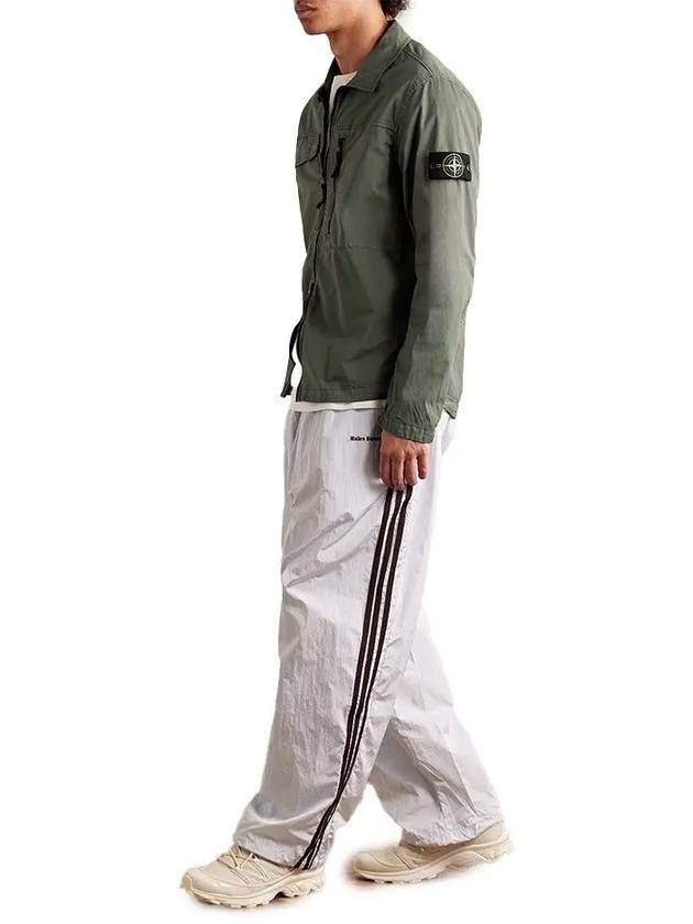 Supima Cotton Twill Stretch-TC Jacket Khaki - STONE ISLAND - BALAAN 3