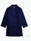 Breasted Single Coat Navy - AMI - BALAAN 2