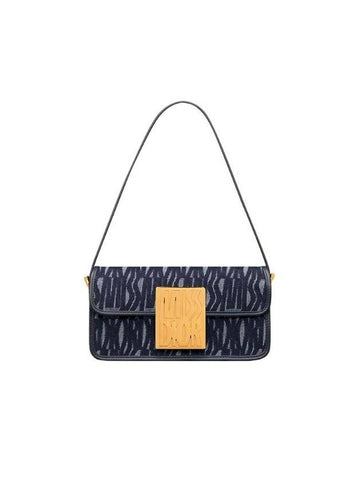 Miss Flap Bag Blue All Over Denim M2610UDXR M49E - DIOR - BALAAN 1