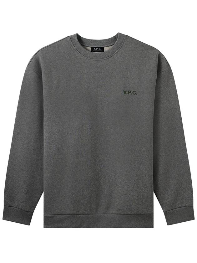 Clint Chest Logo Sweatshirt Grey - A.P.C. - BALAAN 2