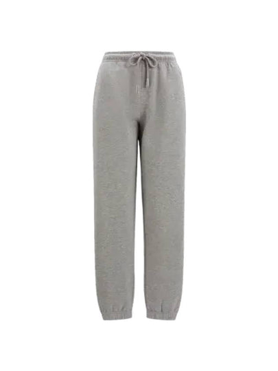 Logo Patch Fleece Jogger Track Pants Grey - MONCLER - BALAAN 2