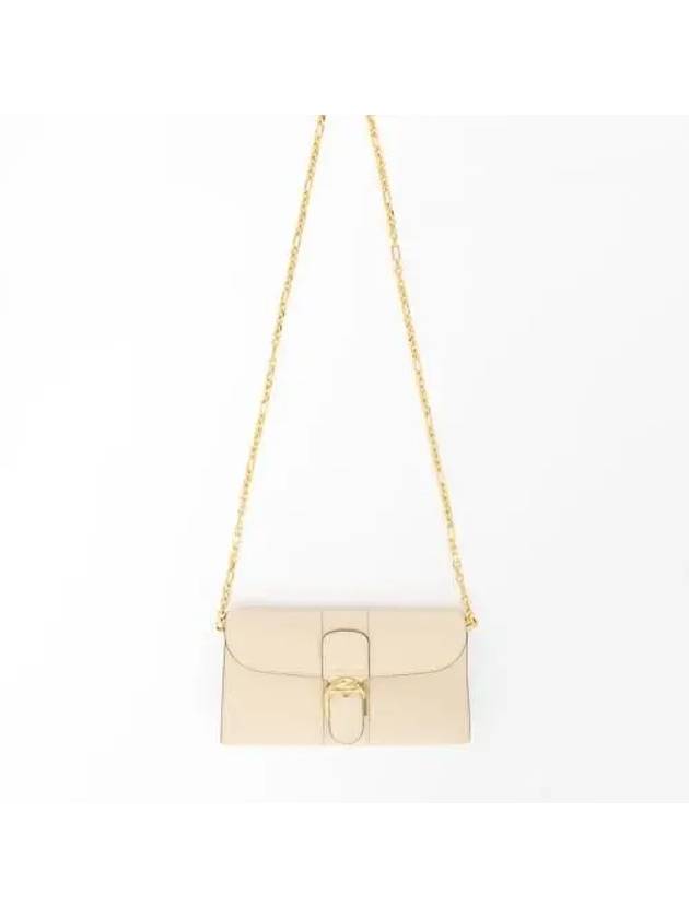 Women s Briand Chain Long Wallet Mini Bag Clutch Beige AB0615AAU0 22CDO - DELVAUX - BALAAN 4