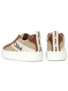 Lauren Leather Converse Low Top Sneakers Brown - CHLOE - BALAAN 7