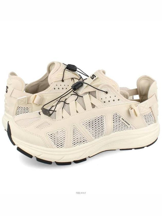 Techsonic Almond Low-Top Sneakers White - SALOMON - BALAAN 2