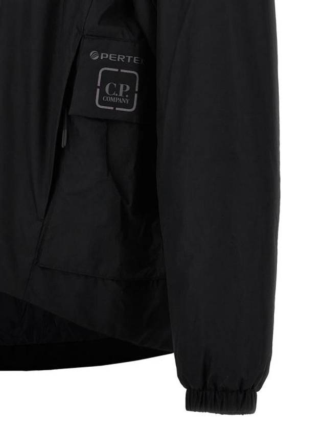 The Metropolis Series Pertex Padded Hooded Jacket Black - CP COMPANY - BALAAN 5