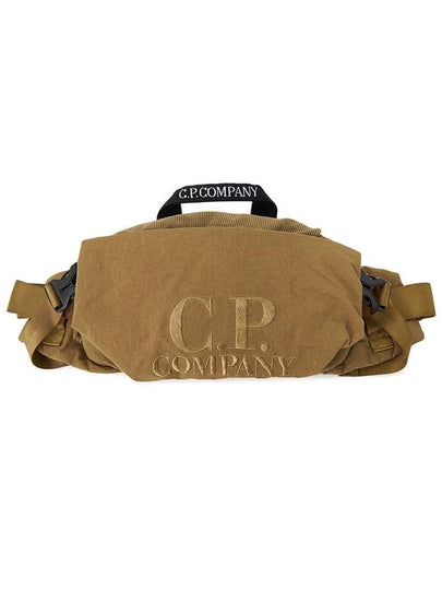 Plain Paper Touch Logo Waist Belt Bag Beige - CP COMPANY - BALAAN 2