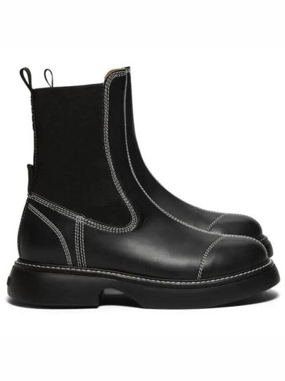 Everyday Mid Chelsea Boots Black - GANNI - BALAAN 2