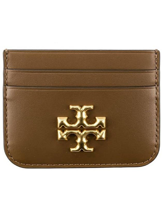 Eleanor Card Wallet Brown - TORY BURCH - BALAAN 2