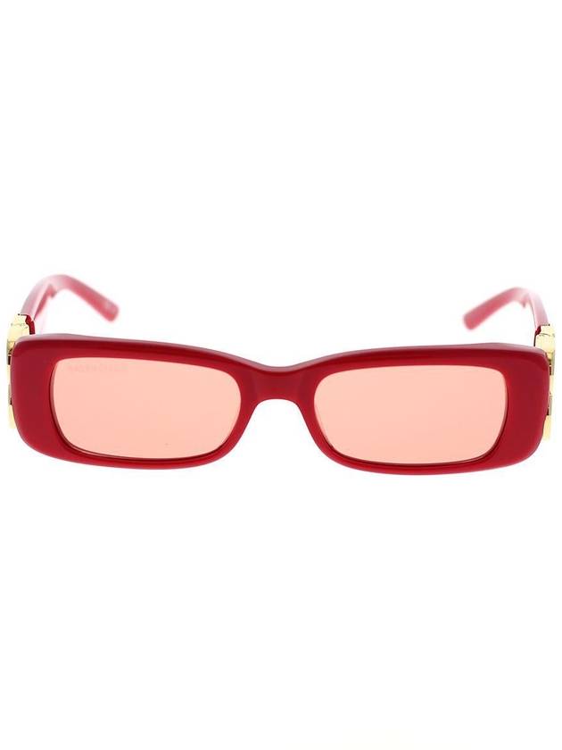 Vintage Square Sunglasses Red - BALENCIAGA - BALAAN 2