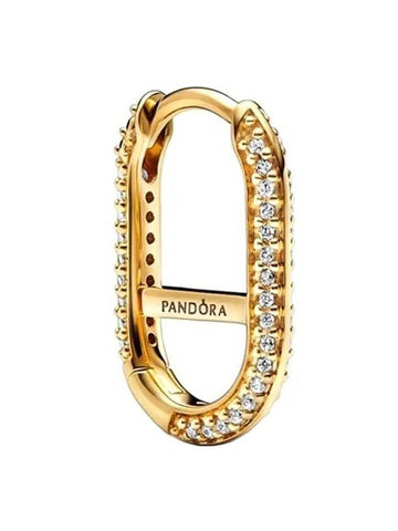 Me Link Pave Single Earring Gold - PANDORA - BALAAN 1