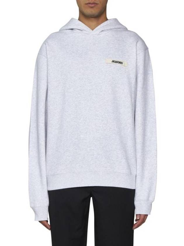 Le Gros Grain Hoodie White - JACQUEMUS - BALAAN 3