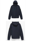 Wappen Patch Cotton Fleece Hoodie Marine Blue - STONE ISLAND - BALAAN 5