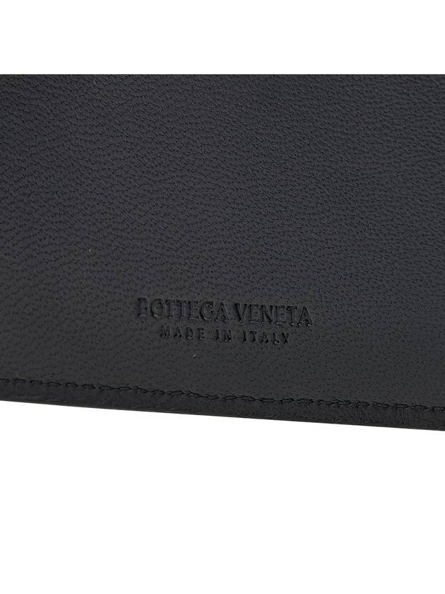 Intrecciato Leather Card Wallet Black - BOTTEGA VENETA - BALAAN 8