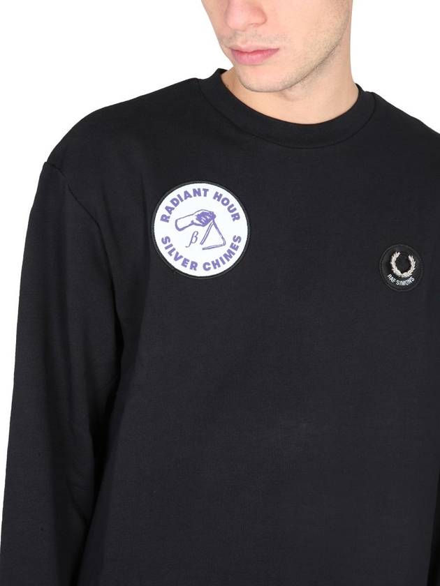 Fred Perry X Raf Simons Sweatshirt With Patch - FRED PERRY - BALAAN 4