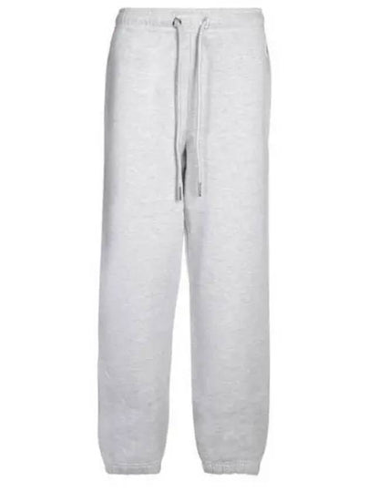 Logo Patch Fleece Jogger Track Pants Grey - MONCLER - BALAAN 2