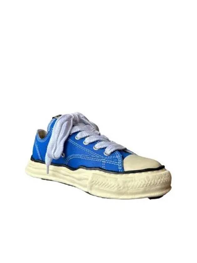 A09FW733 CL Blue Peterson OG Sole Canvas Low Top Sneakers - MIHARA YASUHIRO - BALAAN 1