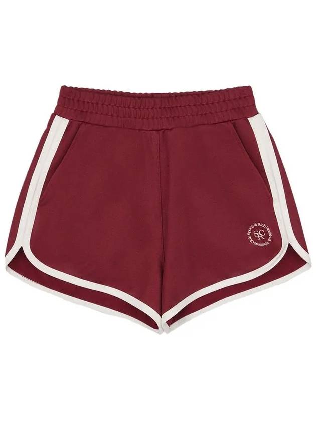 SHRWC Track Shorts SH705 Burgundy - SPORTY & RICH - BALAAN 2