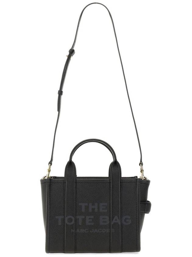 Small Leather Tote Bag Black - MARC JACOBS - BALAAN 3