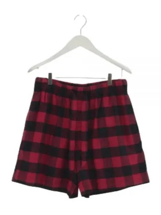 Flannel Pajamas Shorts SWS RDG Flannel Pajamas Shorts - TEKLA - BALAAN 1