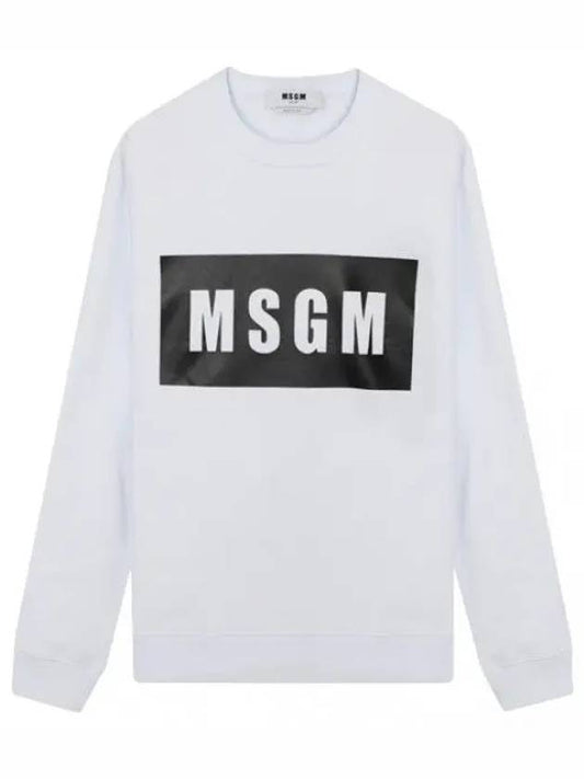 Box Logo Cotton Sweatshirt Women - MSGM - BALAAN 1