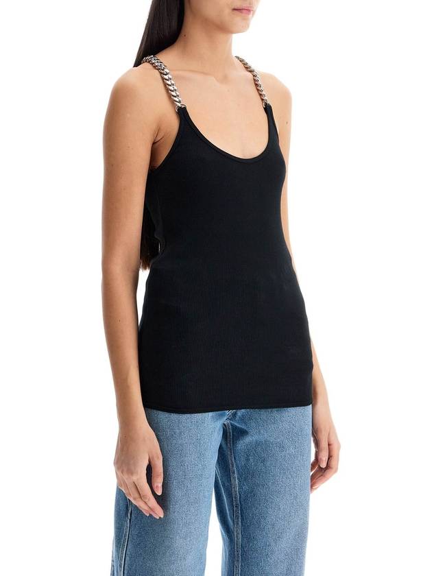 "tank top with chains on - STELLA MCCARTNEY - BALAAN 2