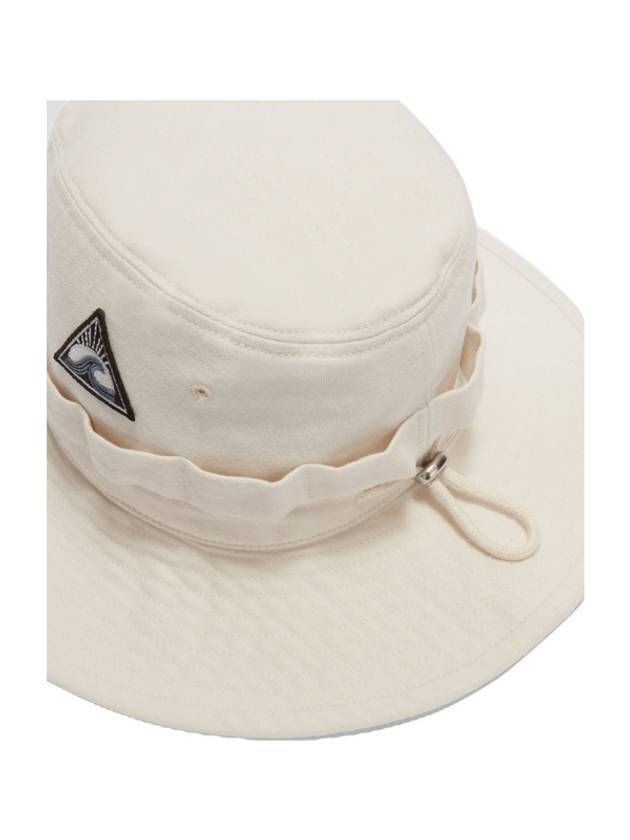 Wide Brim Cotton Bucket Hat Ivory - JIL SANDER - BALAAN 4