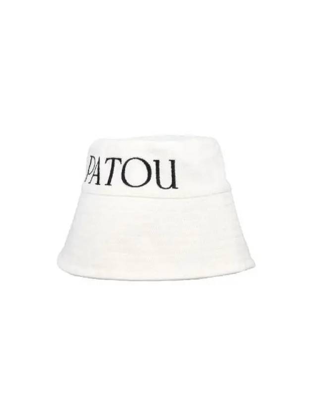 Logo Printing Cotton Bucket Hat 24PAC0270132001W - PATOU - BALAAN 2