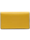 Saffiano Card Wallet Yellow - MARNI - BALAAN 5