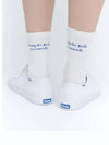 x Janemarch Lettering Socks KD3SCG2J01FOWH - KEDS - BALAAN 1