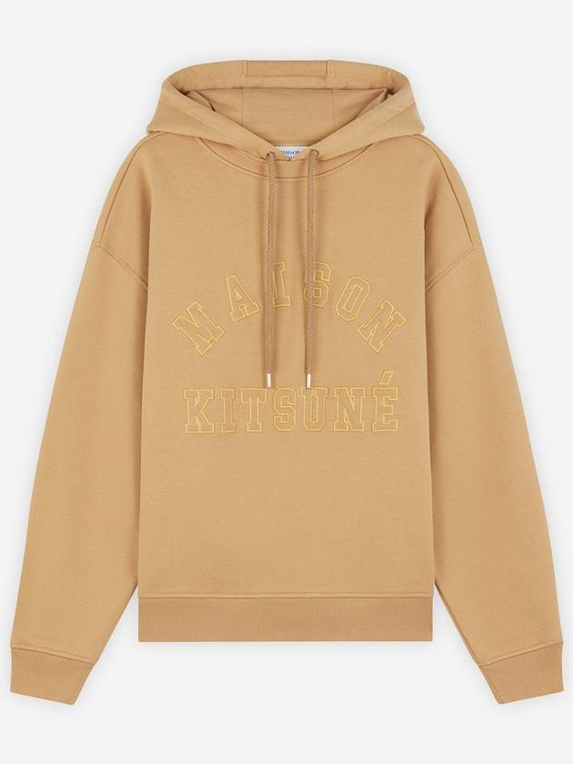 Varsity Embroidered Logo Hoodie Chamomile - MAISON KITSUNE - BALAAN 2