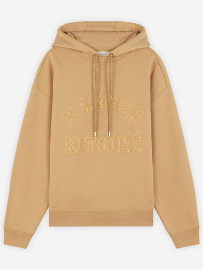 Varsity Embroidered Logo Hoodie Chamomile - MAISON KITSUNE - BALAAN 2