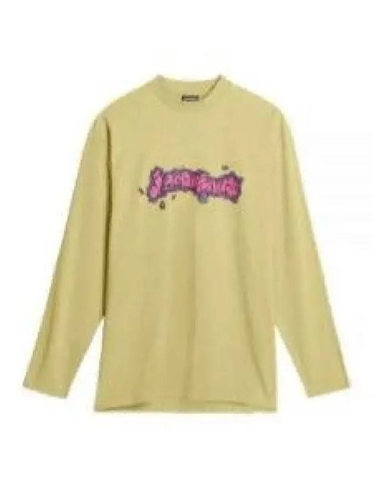 Desenho Manches Longues Daisy Logo Cotton Long Sleeve T-Shirt Green - JACQUEMUS - BALAAN 2