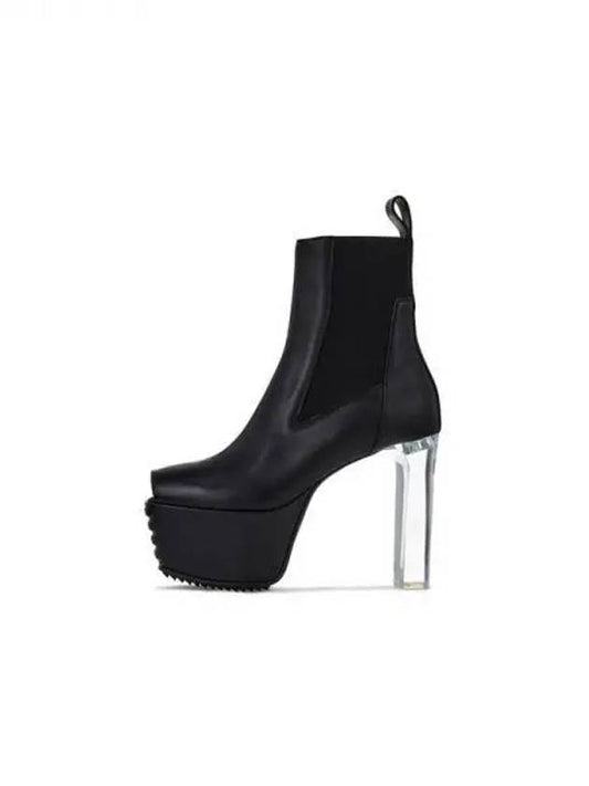 WOMEN Open Toe Minimal Grill Beetle Boots Black 271591 - RICK OWENS - BALAAN 1