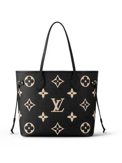 Neverfull MM Monogram Empreinte Tote Bag Black - LOUIS VUITTON - BALAAN 2