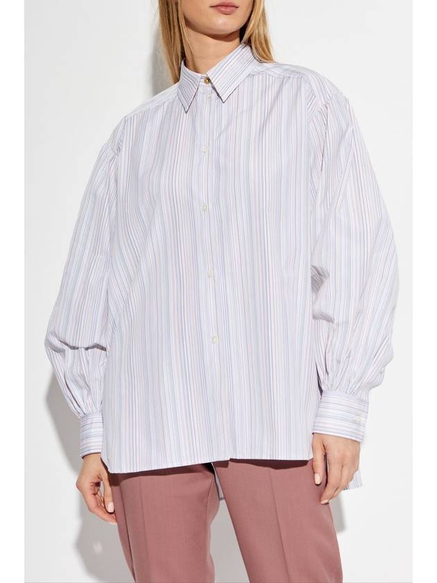 Paul Smith Shirt With Striped Pattern, Women's, Light Blue - PAUL SMITH - BALAAN 3