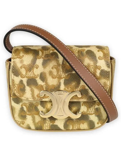 Claude Leopard Print Triomphe Canvas Mini Bag - CELINE - BALAAN 2