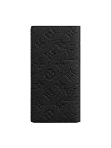 Brazza Taullon Long Wallet Black - LOUIS VUITTON - BALAAN.