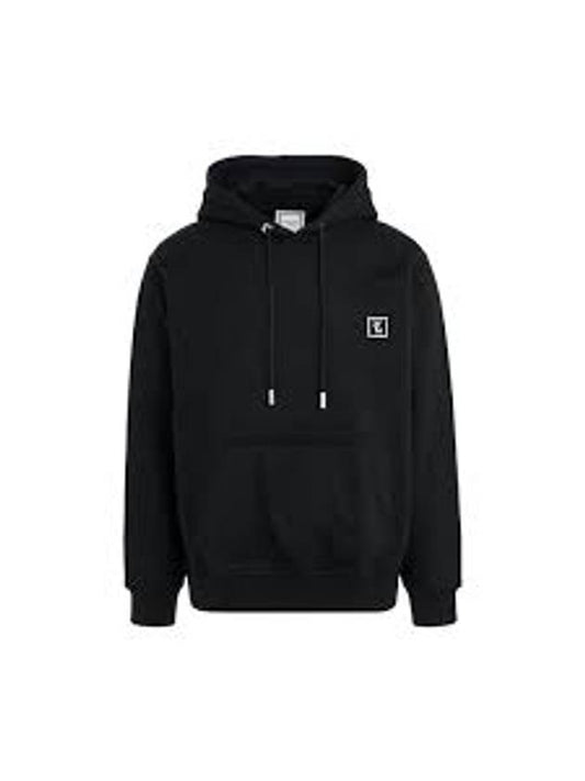 Black Back Logo Hooded Sweatshirt W241TS37 736B - WOOYOUNGMI - BALAAN 1