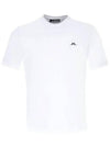 Ade Logo Print Short Sleeve T-Shirt White - J.LINDEBERG - BALAAN 2