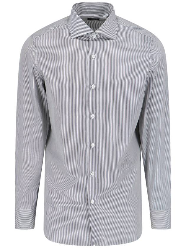 Finamore Shirts Grey - FINAMORE 1925 - BALAAN 1